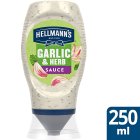 Hellmann's Garlic & Herb Sauce Squeezy 250ml