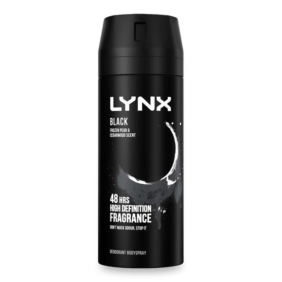 Lynx Aerosol Bodyspray Black 150