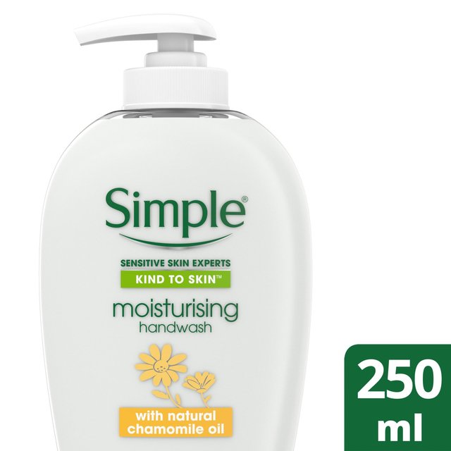 Simple Moisturising Hand Wash With Chamomile Oil  250ml