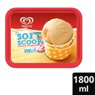 Wall's Soft Scoop Vanilla Ice Cream Tub Dessert 1.8L