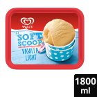 Wall's Soft Scoop Vanilla Light Ice Cream Tub Dessert