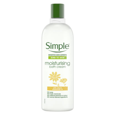 Simple Bubble Bath Moisturising 400ml