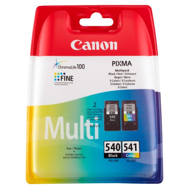 Canon PG540/CL541 Black & Colour Ink Cartridge