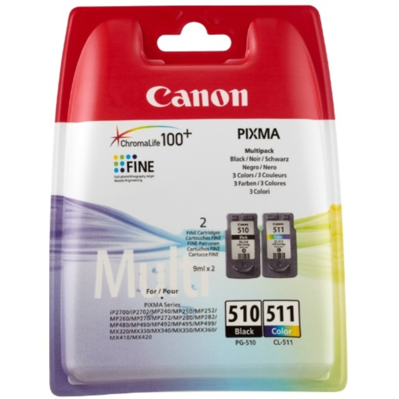 Canon PG510/CL511 Black & Colour Ink Cartridge