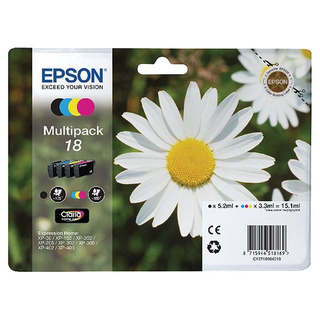 Epson Multipack 18 Combo Pack Ink 