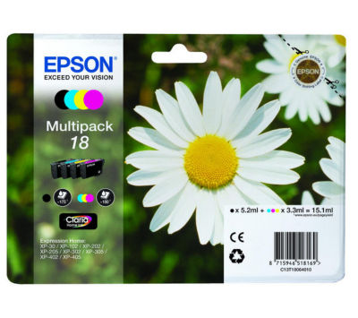 Epson T1806 Black and Colour Ink Cartridge