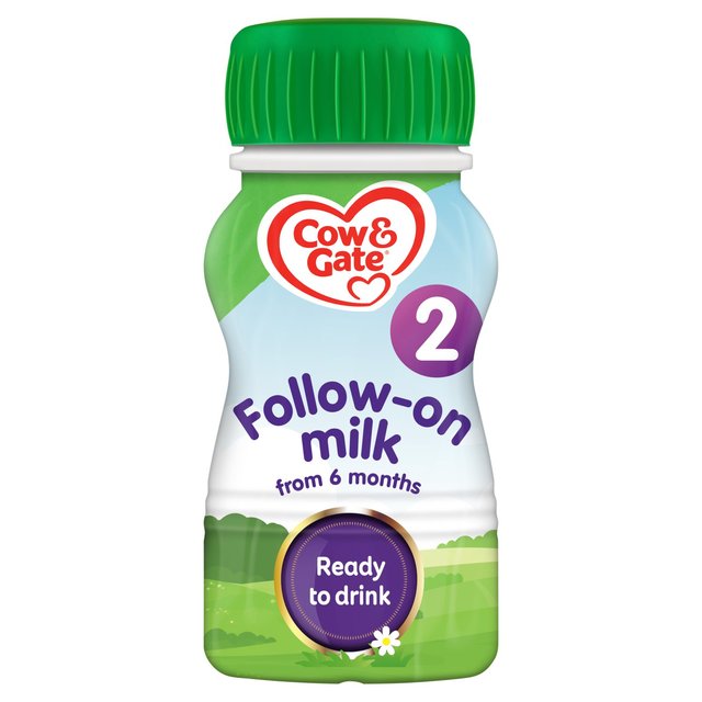 Cow & Gate 2 Follow On Baby Milk Formula Liquid 6-12 Months 