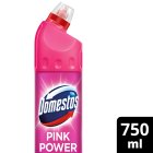 Domestos Thick Bleach Toilet Cleaner Germ Free Pink Power 750ml