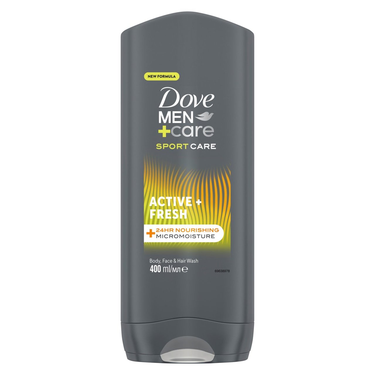 Dove Men+Care  3-in-1 Hair, Body and Face Wash Hydrating Sport Active+Fresh