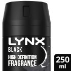 Lynx Aerosol Bodyspray XXL Black 250 ml