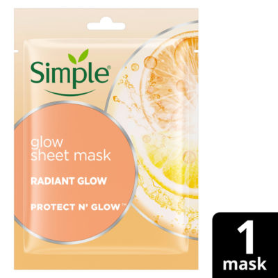 Simple Protect N Glow 48h Glow Sheet Mask  