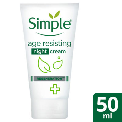 Simple Kind To Skin Regeneration Age Resisting Night Cream
