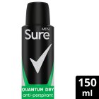 Sure 48hr Men Quantum Dry Anti-Perspirant Deodorant Aerosol 150ml