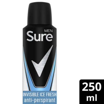 Sure Invisible Anti-perspirant Aerosol Ice Fresh 250ml