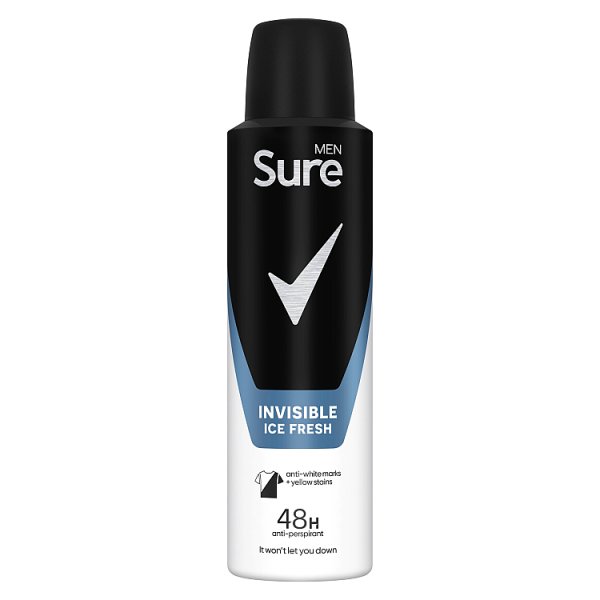 Sure Men Invisible Ice Anti-perspirant Deodorant Aerosol 150ml