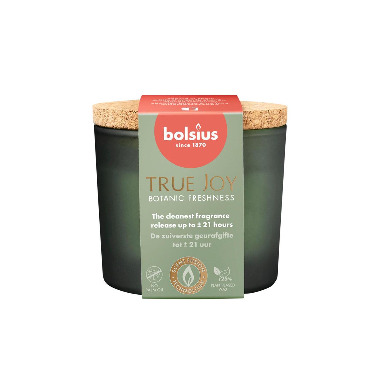 Bolsius True Joy Fragranced Candle - Botanic Freshness