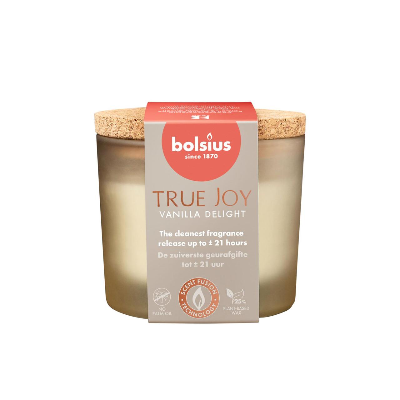 Bolsius True Joy Fragranced Candle - Vanilla Delight