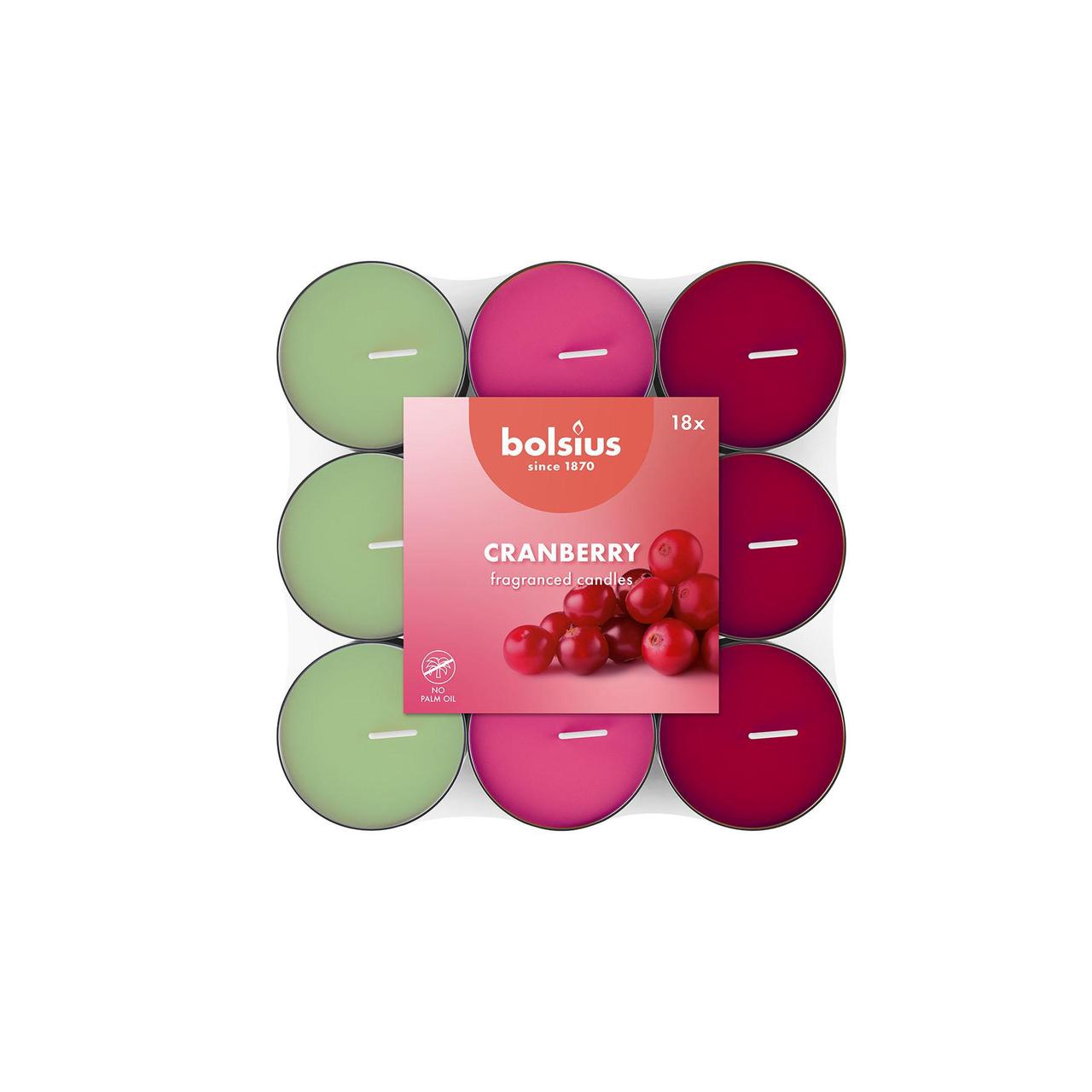 Bolsius Fragrance Tealights - Cranberry