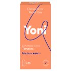 Yoni Organic Non Applicator Tampons Medium