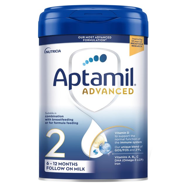 Aptamil Advanced 2 Follow On Formula Baby Milk Powder 6-12 Months 