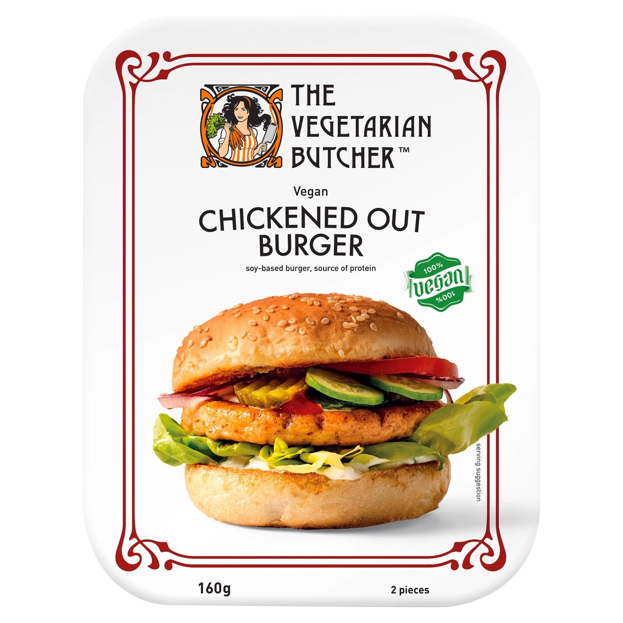 The Vegetarian Butcher Chickened Out Vegan Chicken Burger