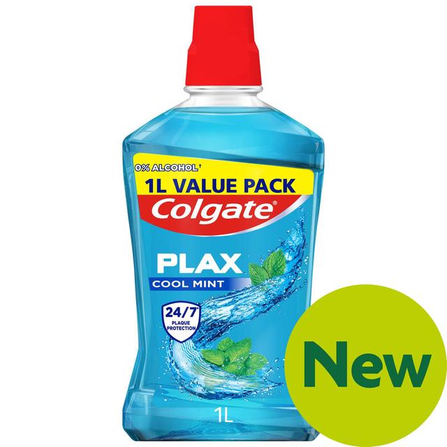 Colgate Plax Cool Mint Mouthwash Alcohol Free 1000ml