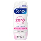 Sanex Zero % Sensitive Skin Bath Foam 570ml