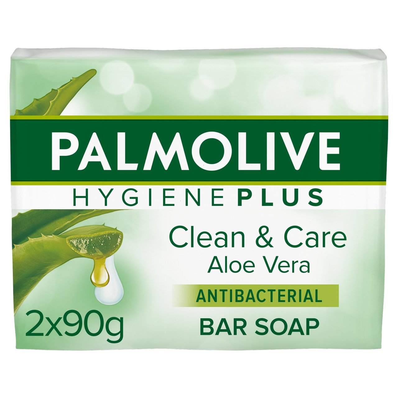 Palmolive Hygiene Vegan Antibacterial Aloe Vera Bar Soap 