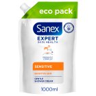 Sanex Expert Skin Health Sensitive Body Wash Shower Gel Refill 1L