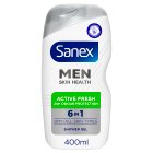 Sanex Men Skin Health Active Fresh Shower Gel 400ml