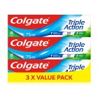 Colgate Triple Action Toothpaste 75ml