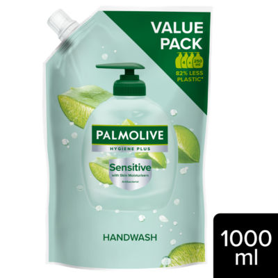 Palmolive Hygiene Plus Sensitive Antibacterial Handwash Soap Refill 1L