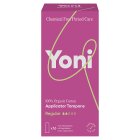 Yoni Organic Cotton Applicator Tampons Medium x16