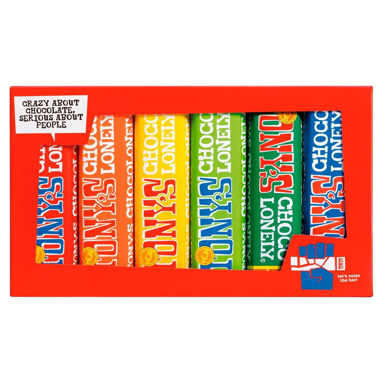 Tony's Chocolonely Rainbow Tasting Pack Fairtrade