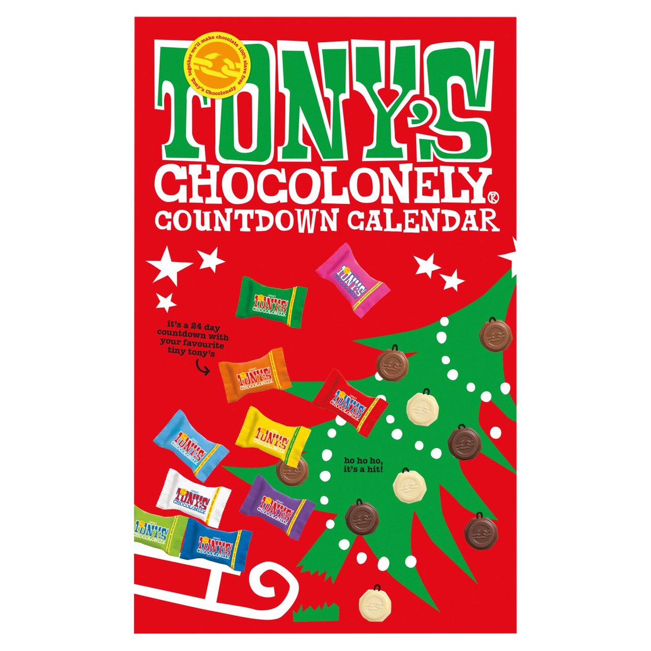 Tony's Chocolonely Countdown Fairtrade Calendar 