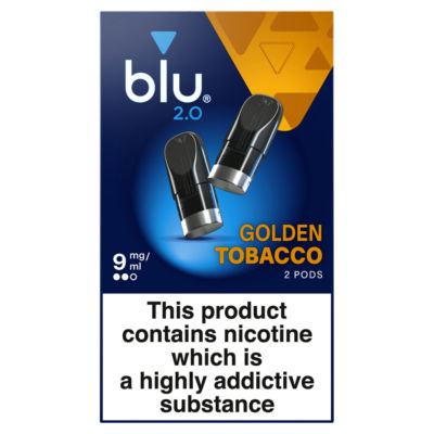 Blu 2.0 Golden Tobacco Vape Pods 9mg/ml 2 x 1.9ml