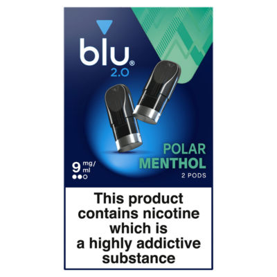 Blu 2.0 Polar Menthol Vape Pods 9mg/ml 2 x 1.9ml