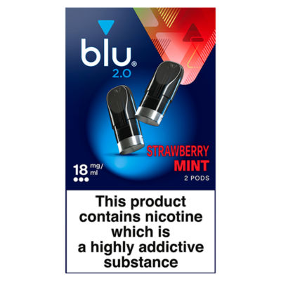 Blu 2.0 Strawberry Mint Vape Pods 18mg/ml 2 x 1.9ml