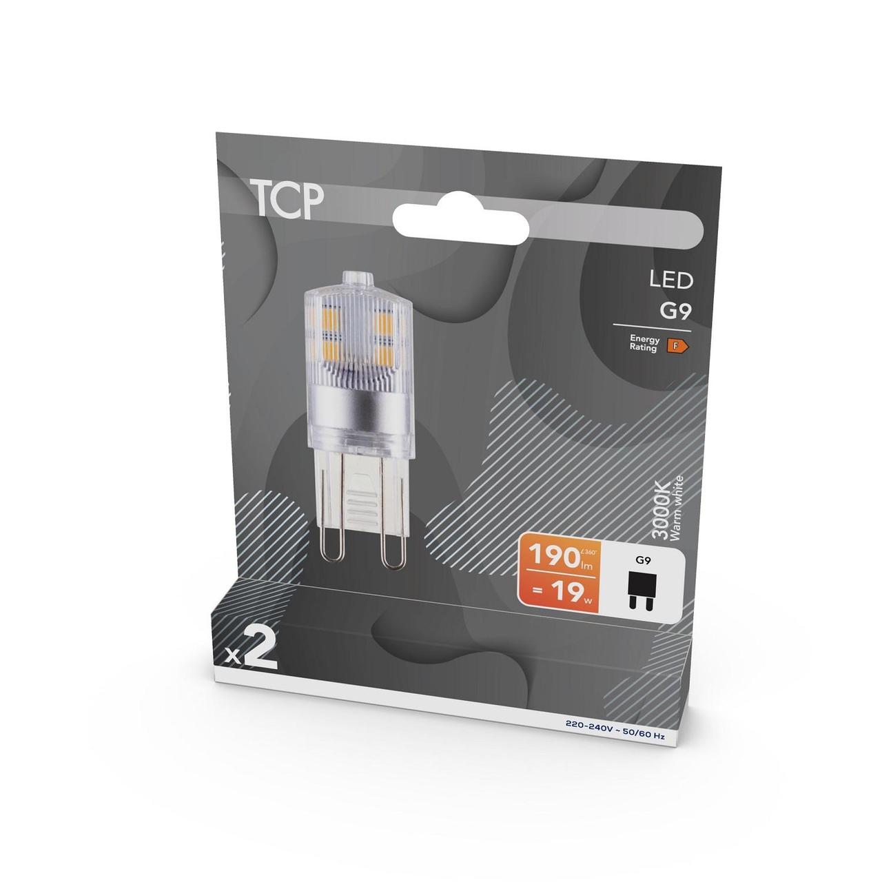 TCP Halogen G9 20W Light Bulbs