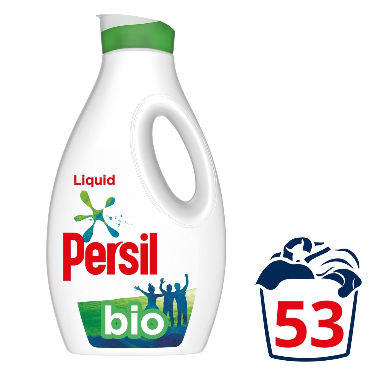 Persil Laundry Washing Liquid Detergent Bio 1.431 L (53 washes)