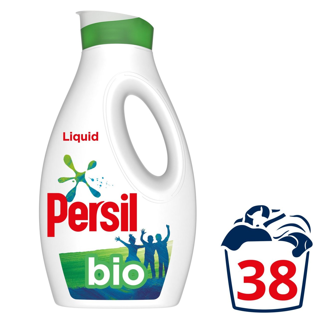 Persil Laundry Washing Liquid Detergent Bio 38 Wash 