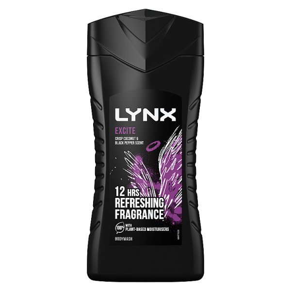 Lynx Excite Shower Gel Body Wash for Men 225ml