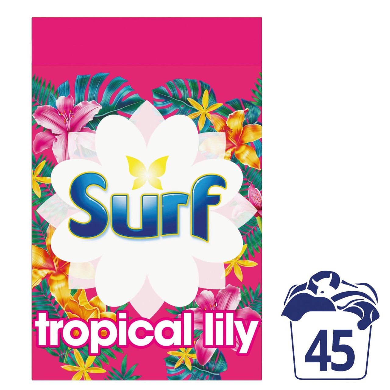 Surf Tropical Lily Washing Powder 45 Washes  2.25kg