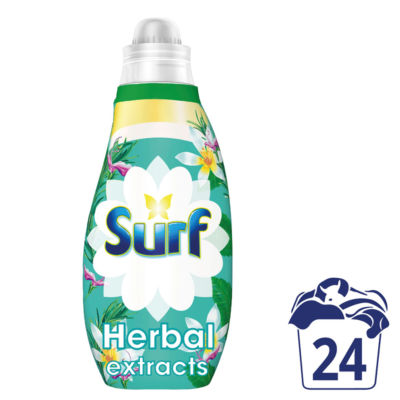 Surf Concentrated Liquid Laundry Detergent 5 Herbal Extracts 24 washes