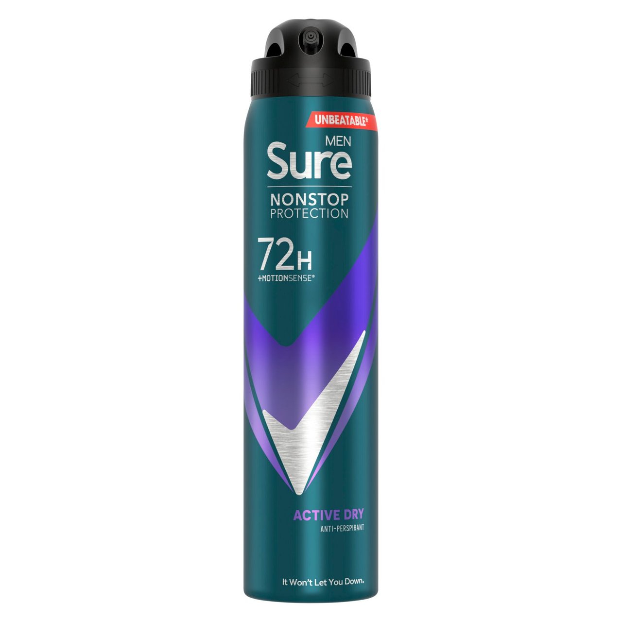 Sure Men 72hr Nonstop Protection Active Dry Antiperspirant Deodorant