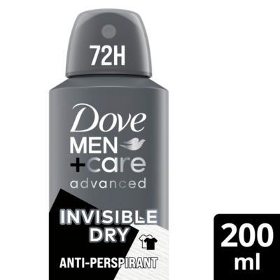 Dove Men+Care Advanced Antiperspirant Aerosol Invisible Dry 200 ml