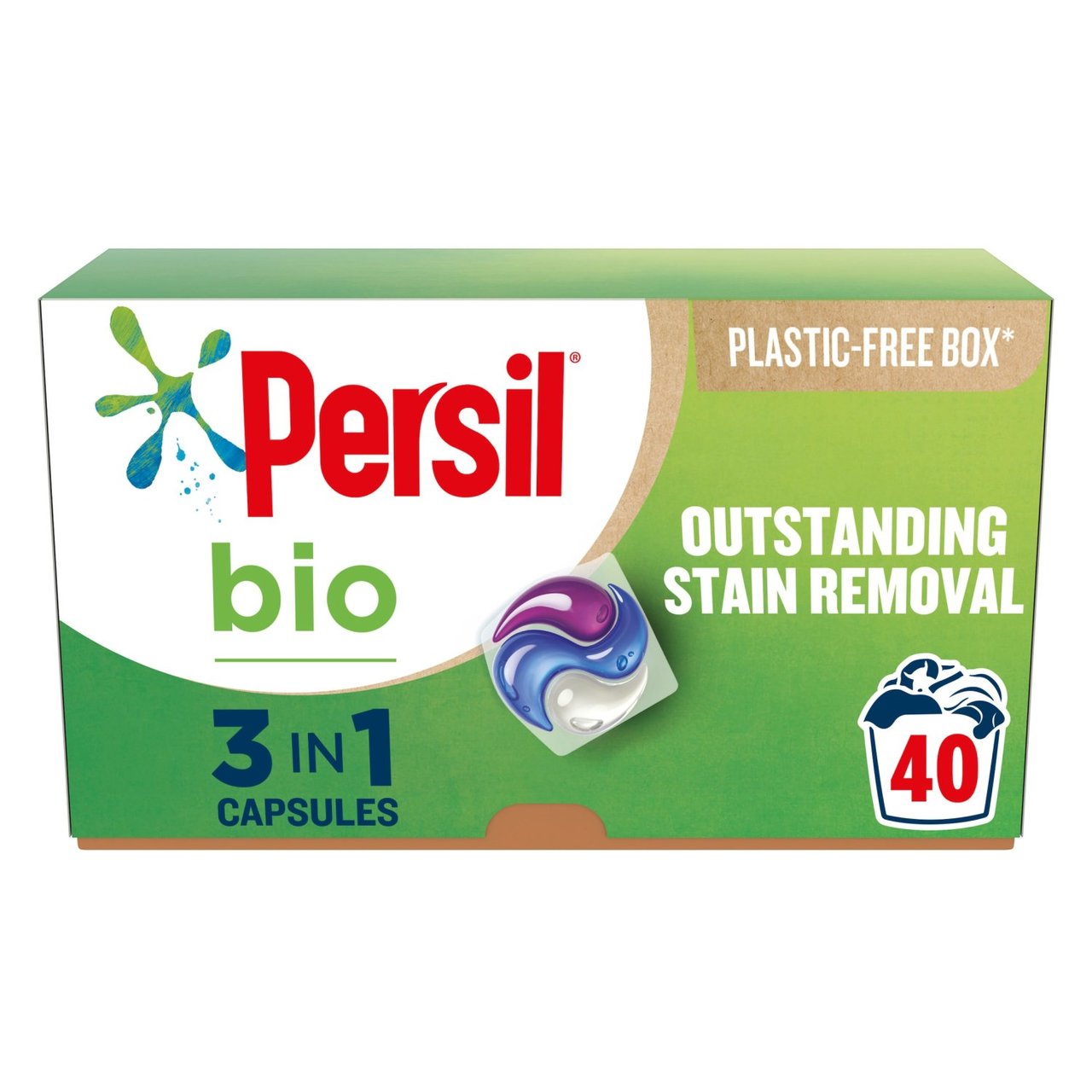 Persil 3 in 1 Bio Washing Capsules 40 Washes