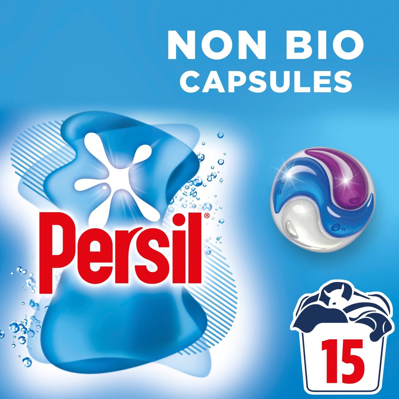 Persil 3 in 1 Laundry Washing Capsules Non Bio