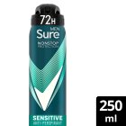 Sure Men Antiperspirant Deodorant Aerosol Nonstop Sensitive