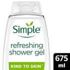 Simple Kind To Skin Shower Gel Refreshing 675ml